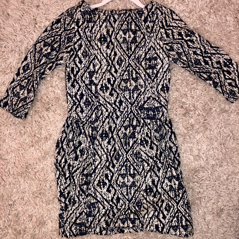 Iska London Fit and Flare Print Dress